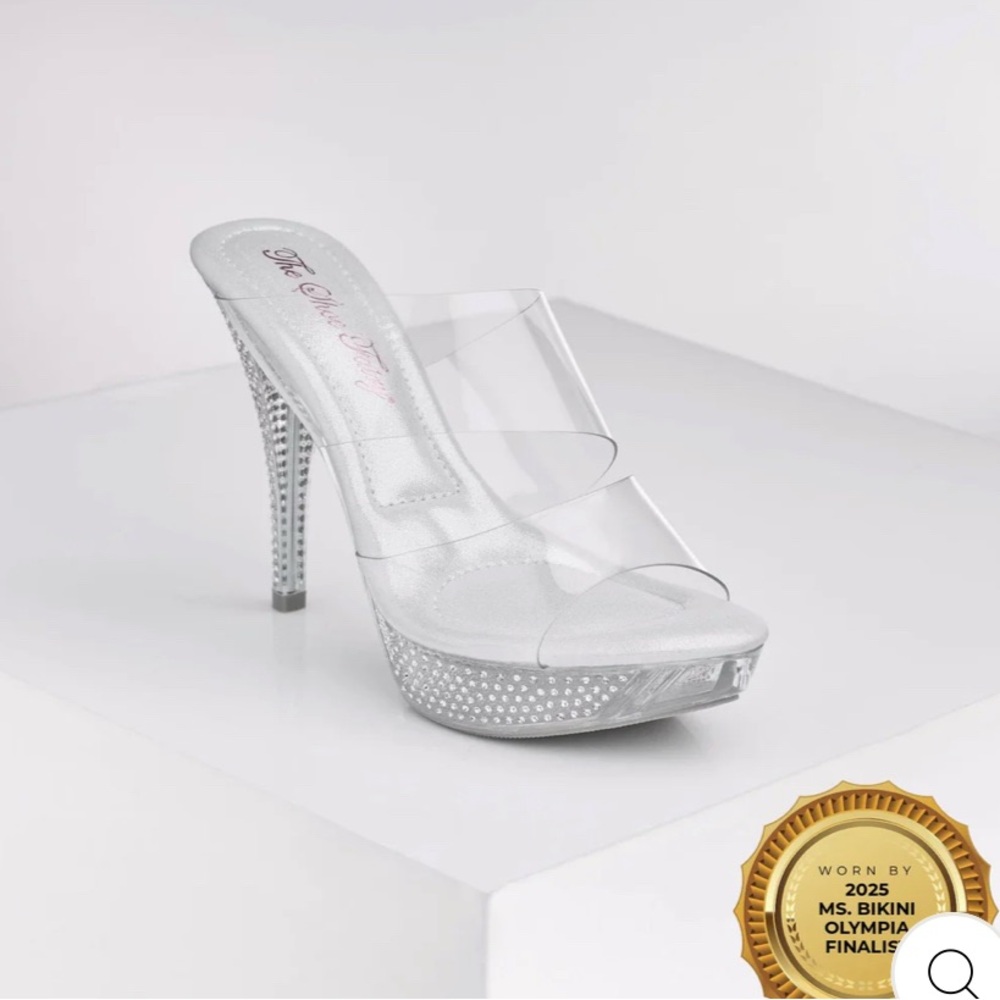 The Shoe Fairy Roxie Strappy Olympian Heels